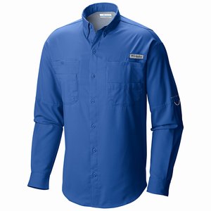 Columbia PFG Tamiami™ II Långärmad Tröja Herr Blå (XTEWY1245)